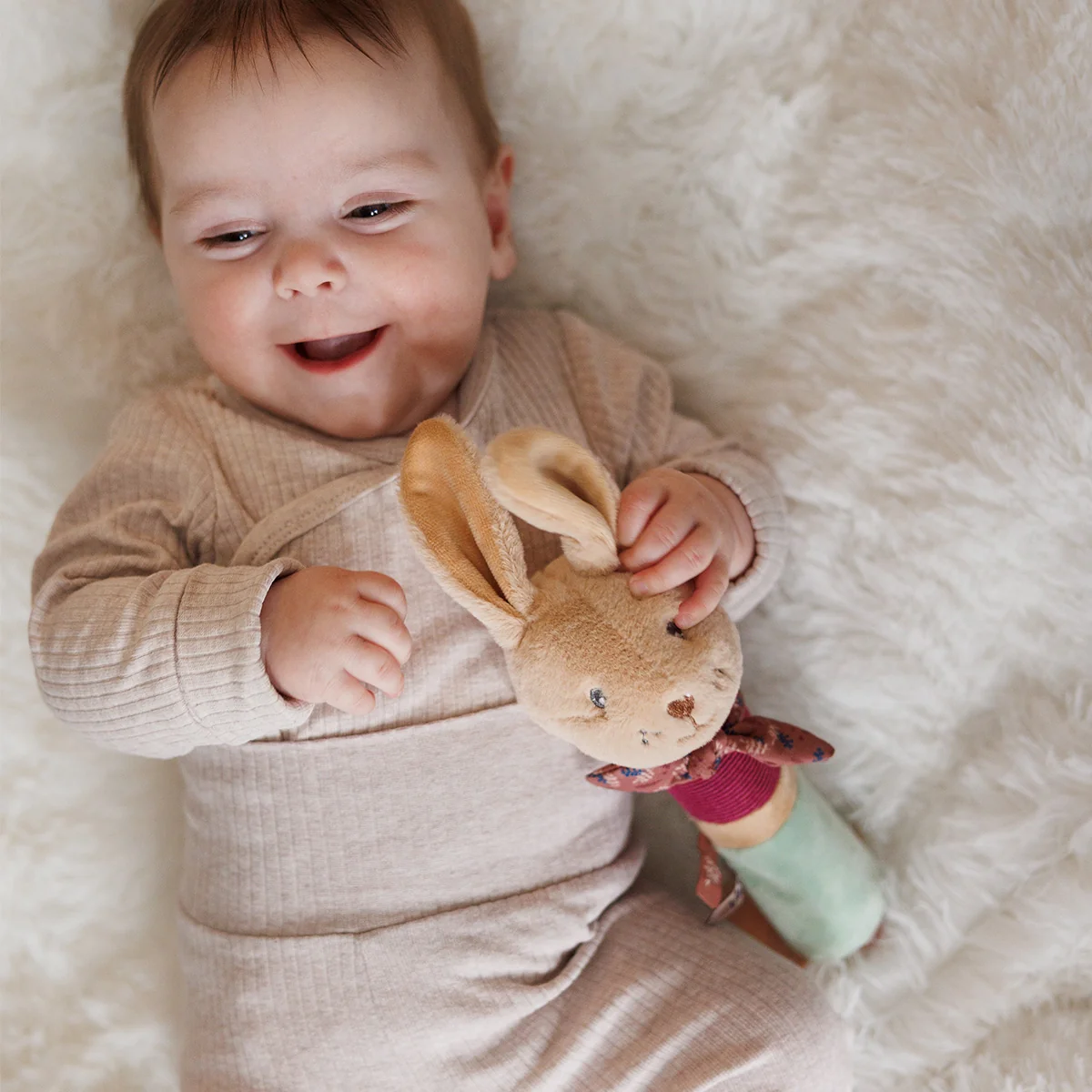 Babyono piszczek Rabbit Karo zabawka dla dzieci, 1 sztuka