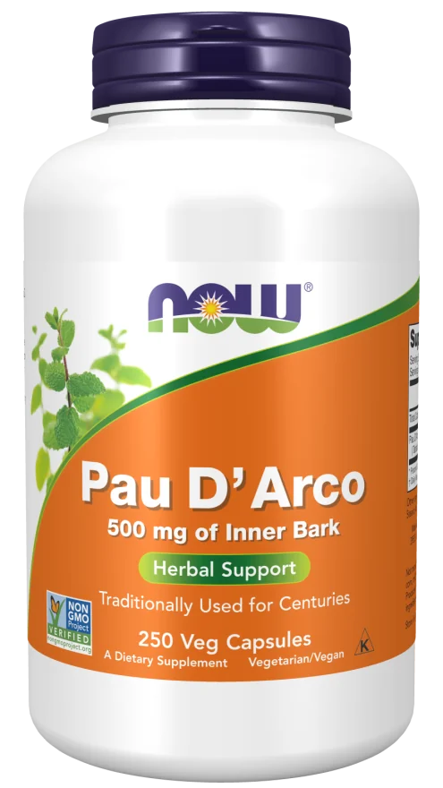 Now Foods Pau D'Arco 500 mg 250 kapsułek