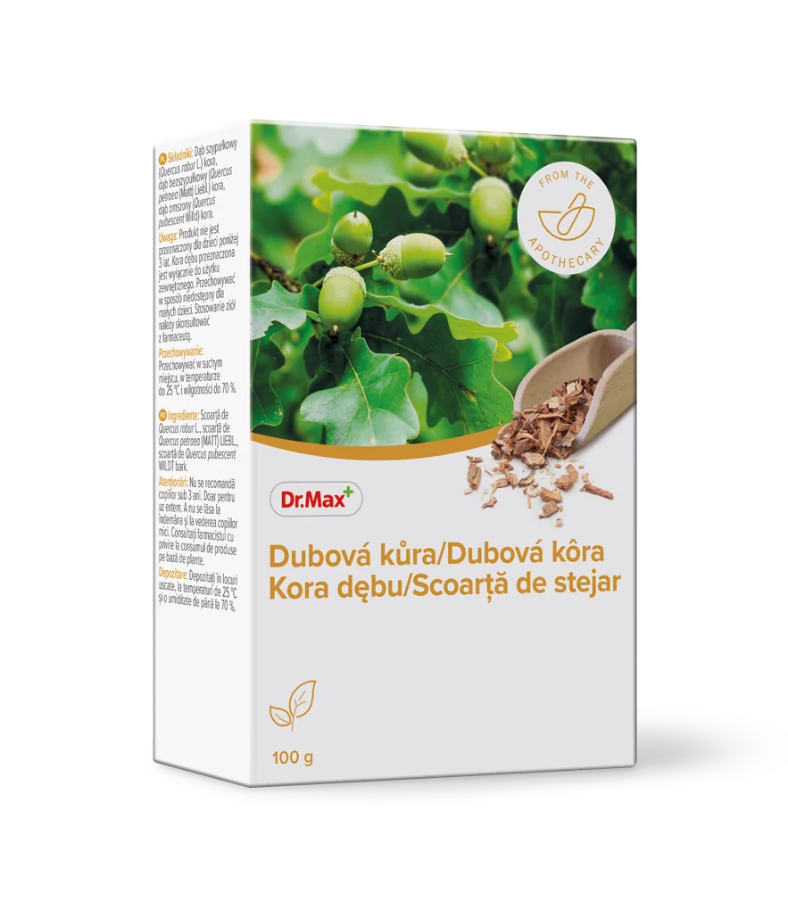 Kora dębu Dr. Max zioła do zaparzania, 100 g