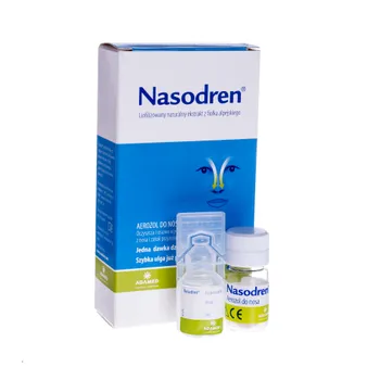Nasodren, aerozol do nosa, 50 mg + 5 ml 