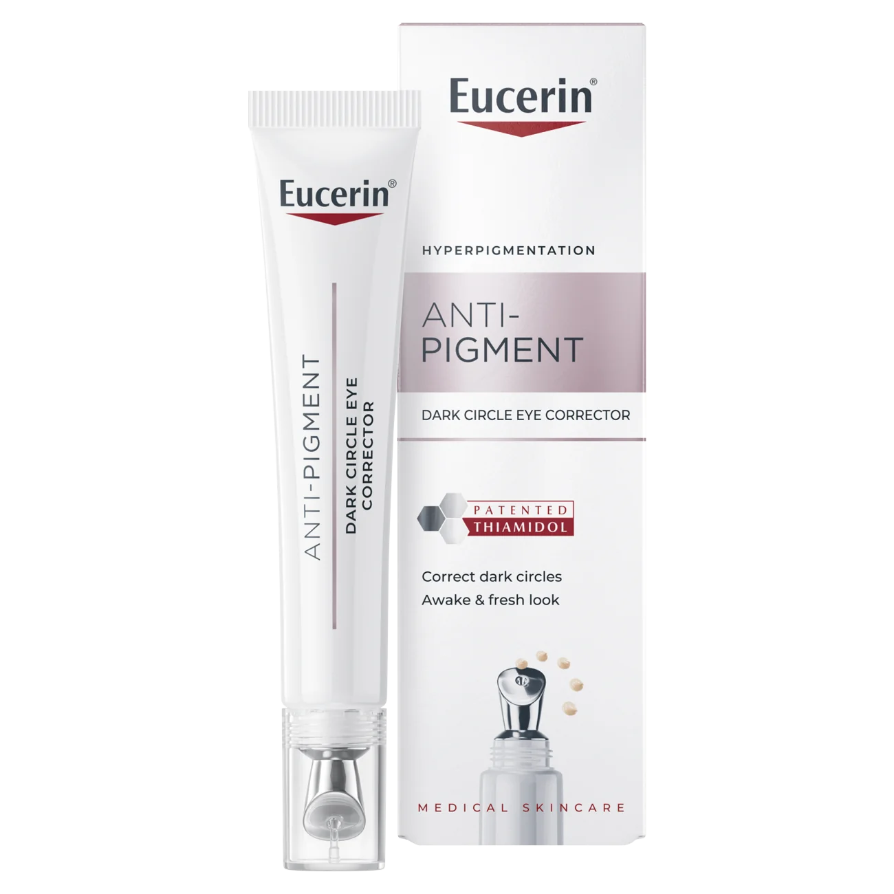 Eucerin Anti-Pigment, Krem pod oczy rozjaśniający cienie pod oczami, 15 ml