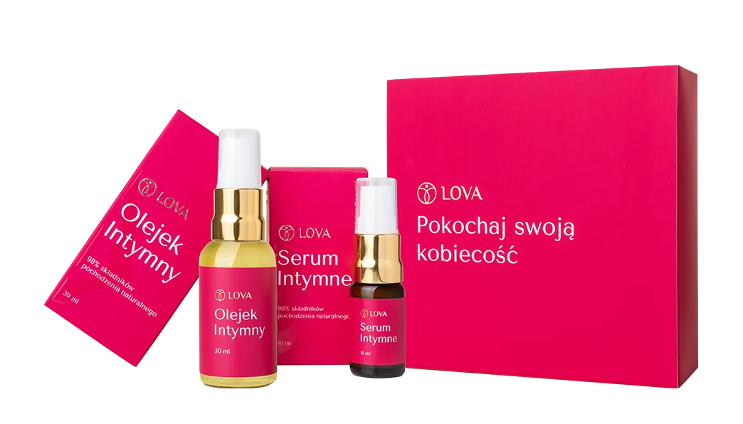 Lova zestaw Pokochaj Swoją Kobiecość serum intymne 10ml + olejek intymny 30ml