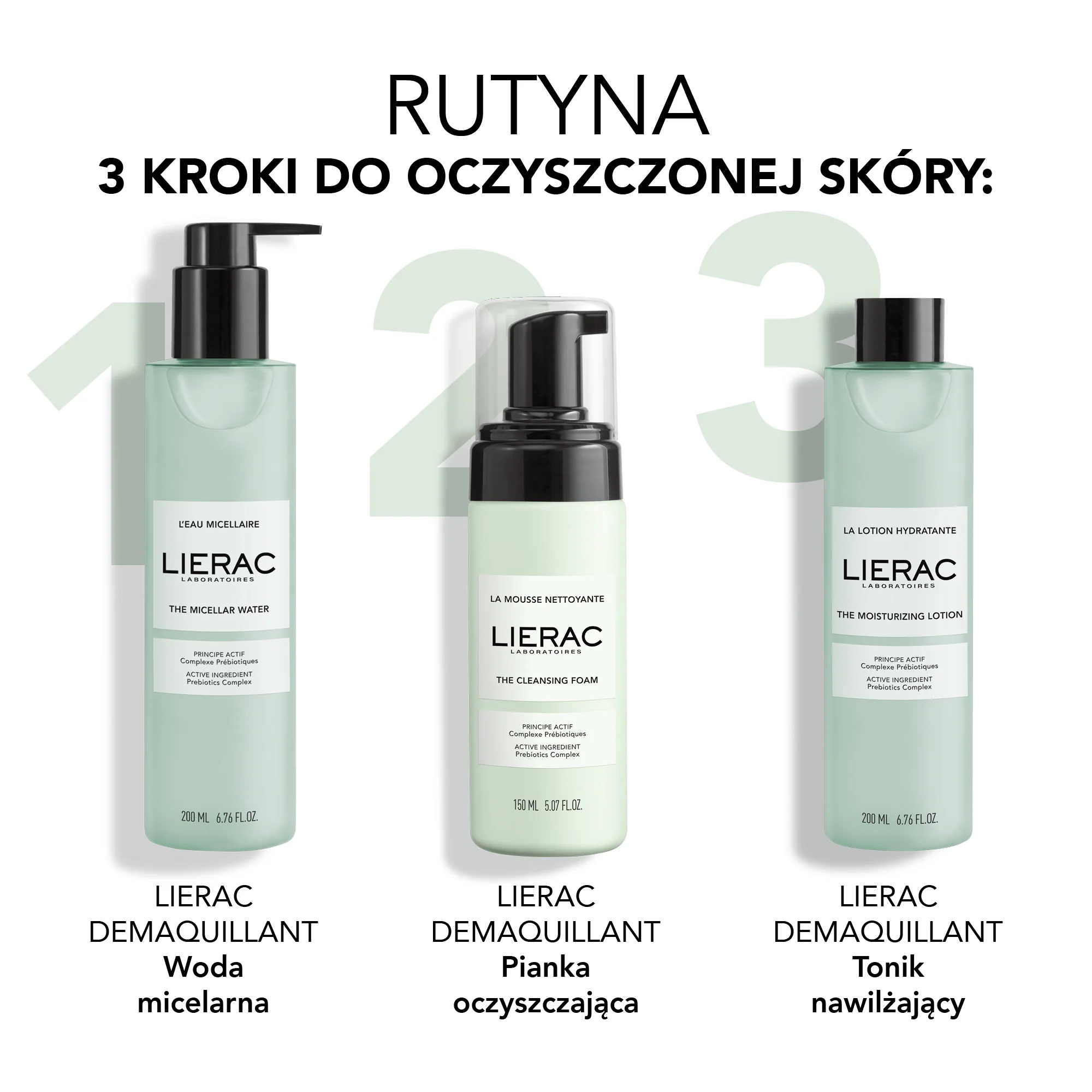 Lierac Woda micelarna z prebiotykami 200 ml