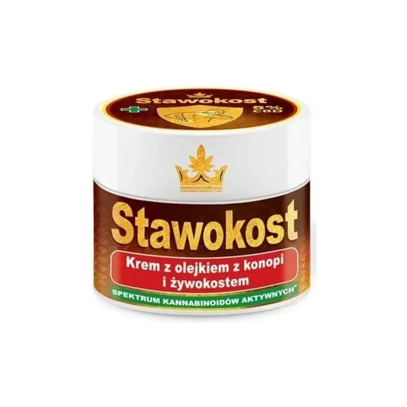 Stawokost krem z olejkiem z konopi i żywokostem, 50 ml