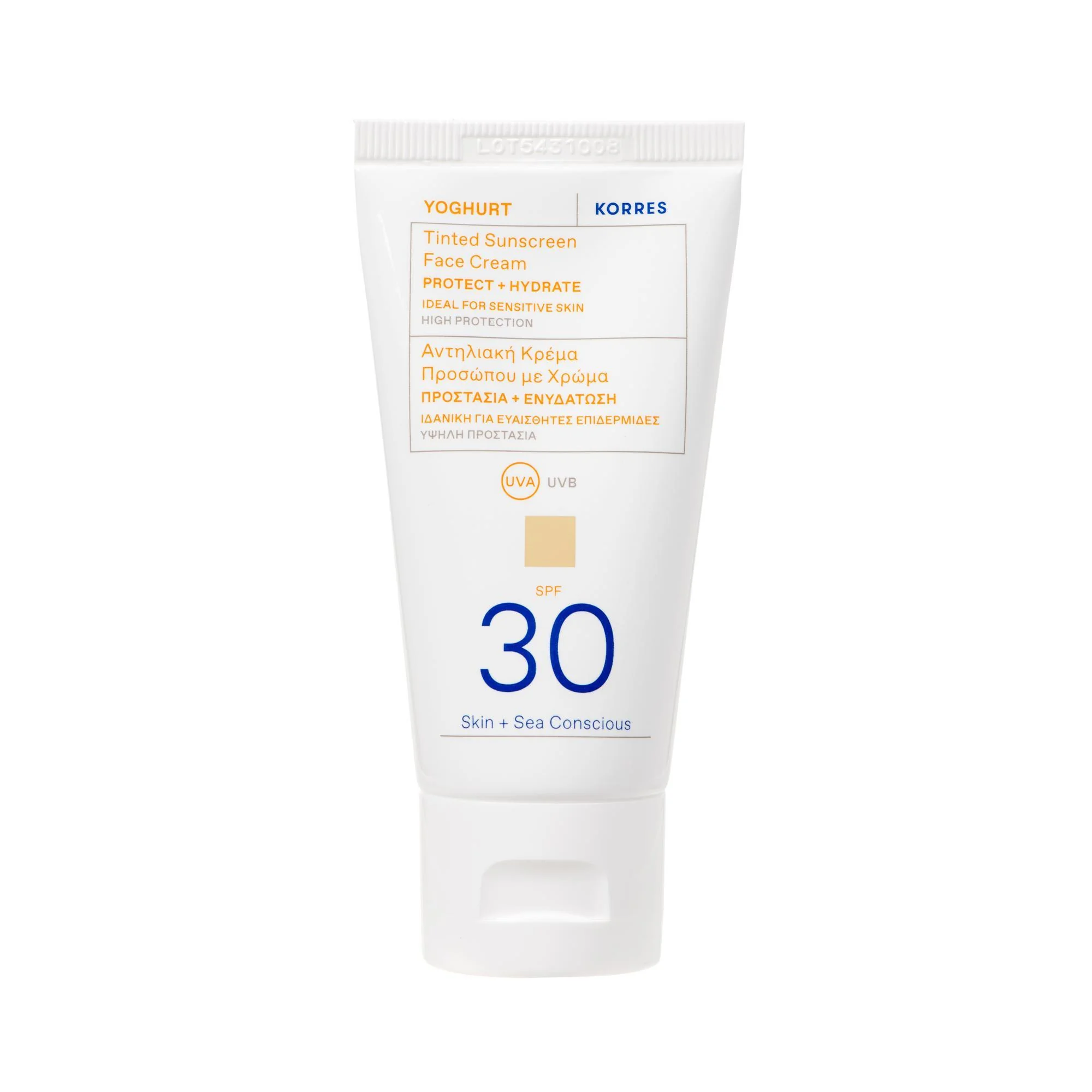 Korres Yoghurt koloryzujący krem do twarzy SPF 30, 50 ml