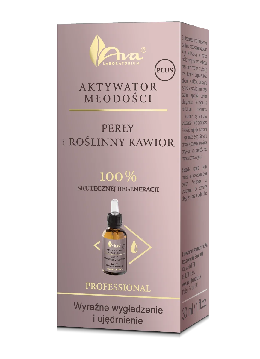 Ava Aktywatory Młodości Plus Perły i Roślinny Kawior serum, 30 ml
