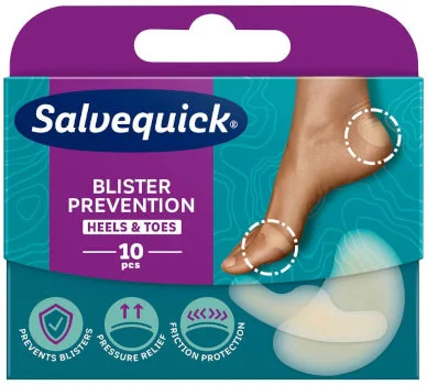 Salvequick Foot Care plastry na pęcherze i otarcia do stóp