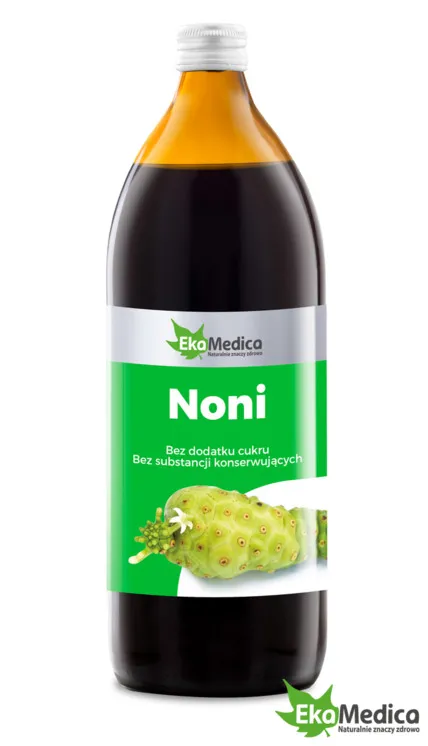 Ekamedica Noni, suplement diety, sok z owoców Polinezji Francuskiej, 1000 ml