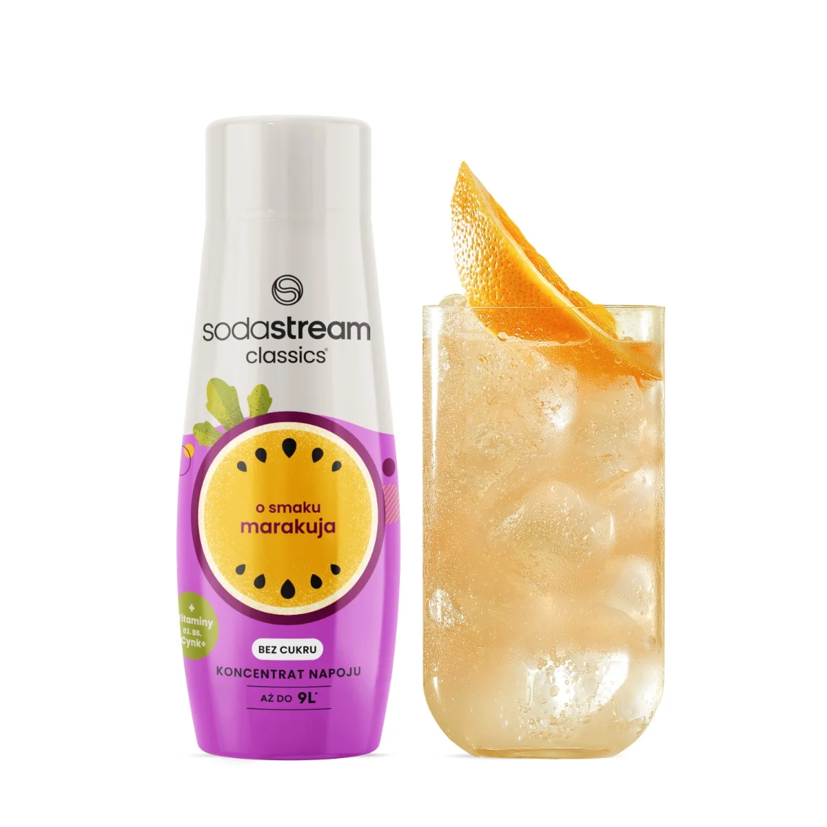 SodaStream syrop o smaku marakui bez cukru, 440 ml