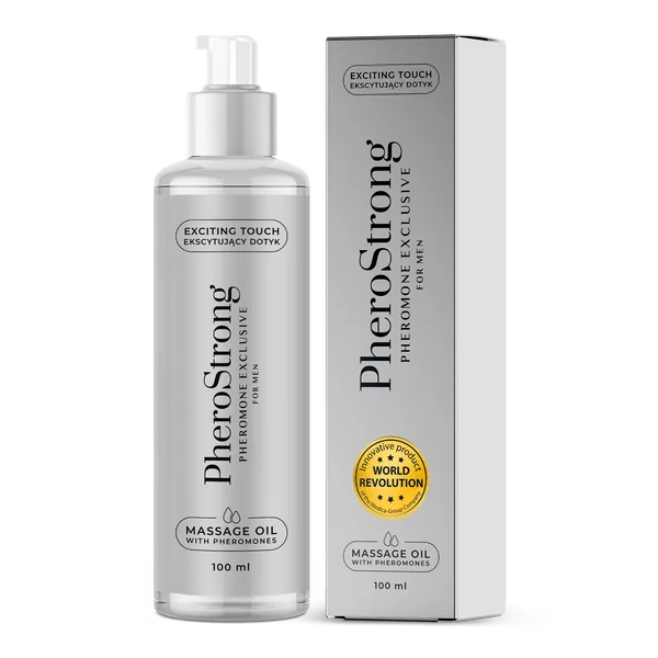 PheroStrong Exclusive for Men olejek do masażu z feromonami dla mężczyzn, 100 ml