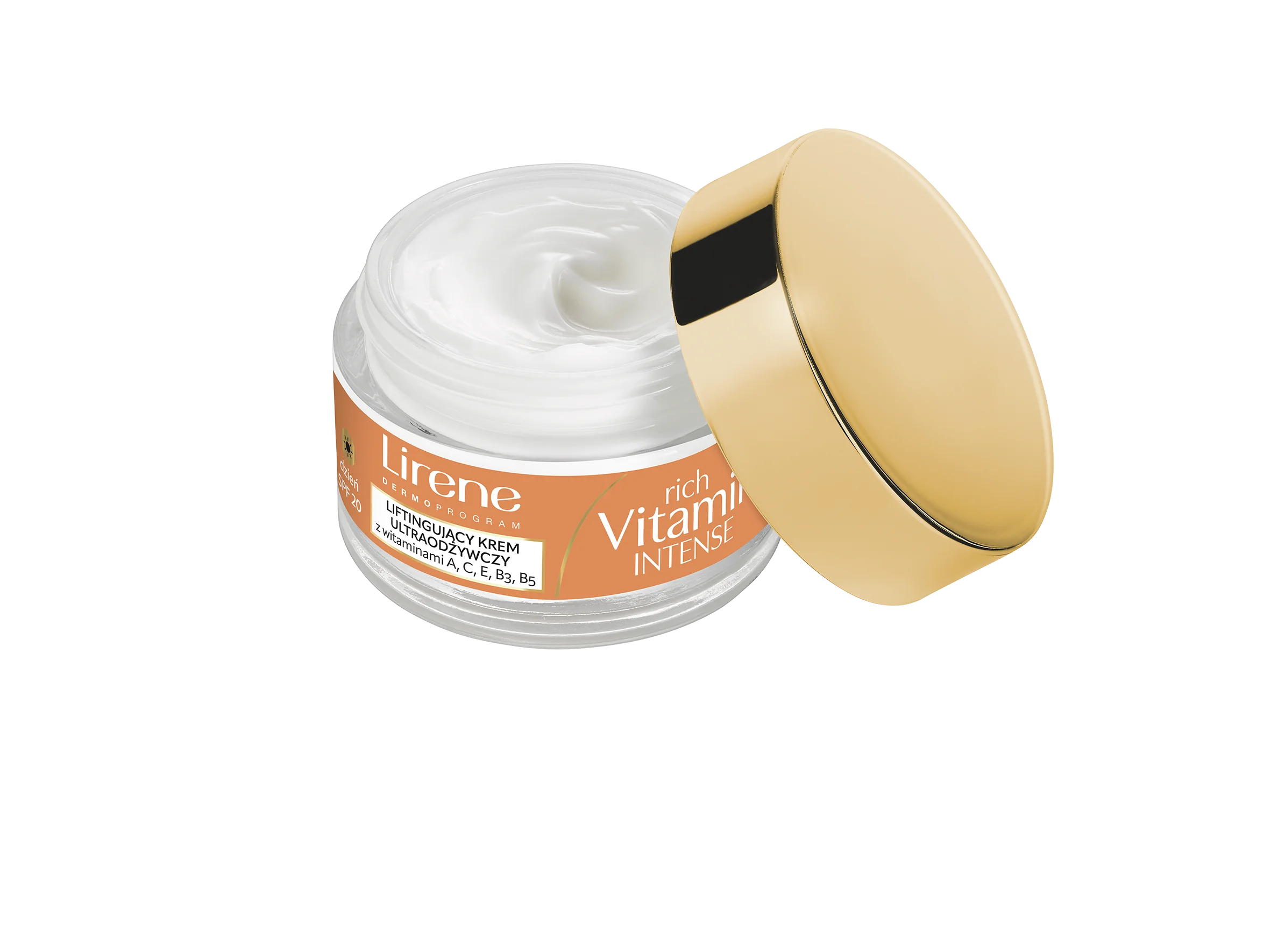 Lirene liftingujący krem ultraodżywczy z SPF 20 50+, 50 ml