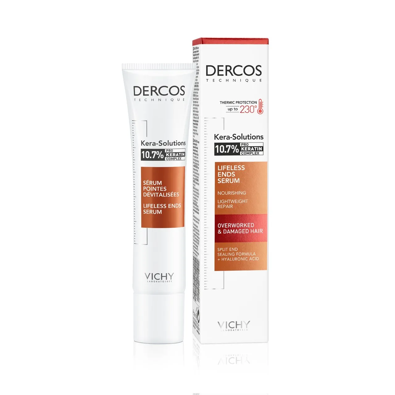Vichy Dercos Kera-Solutions, serum do zniszczonych końcówek, 40 ml 