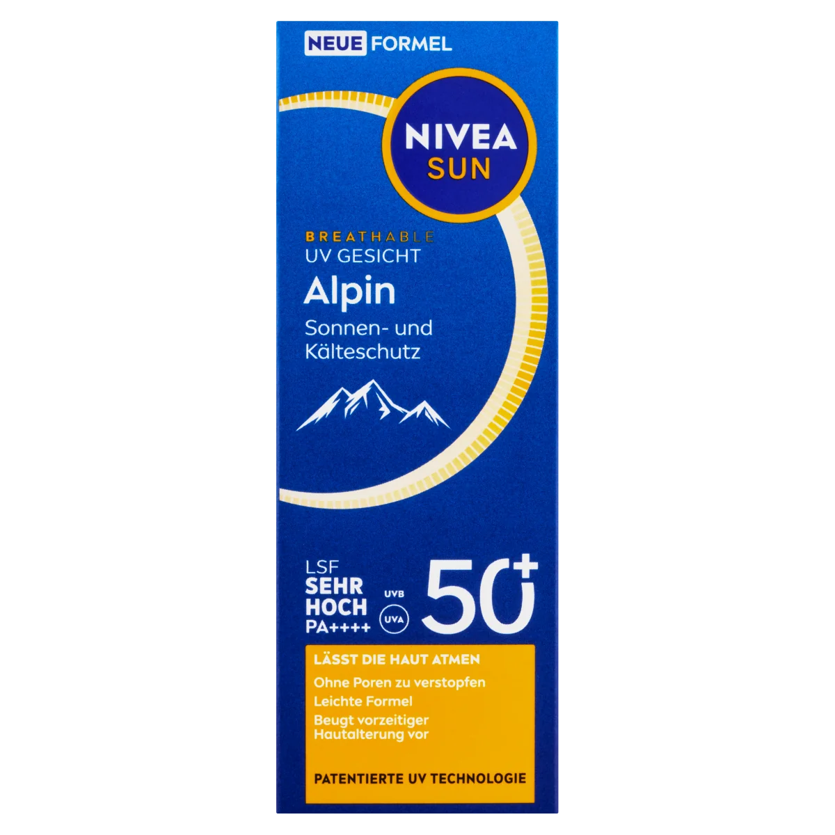 Nivea Sun Alpin krem do twarzy do opalania SPF 50+, 40 ml