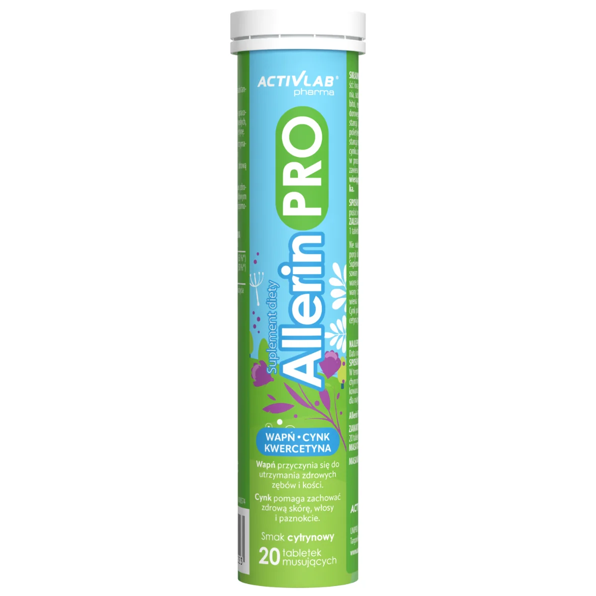 Activlab Pharma Allerin PRO smak cytrynowy, 20 tabletek musujących
