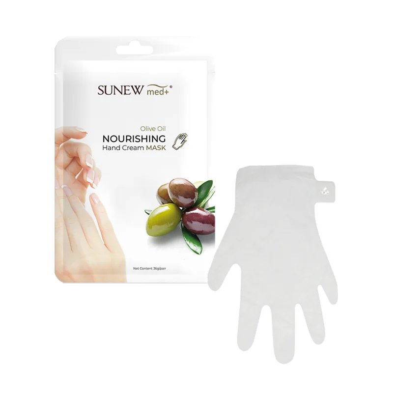 SunewMed+ nawilżająca maska do dłoni z olejem jojoba i oliwą z oliwek