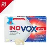 Inovox Ultra smak miętowy, 8,75 mg, 24 pastylki do ssania