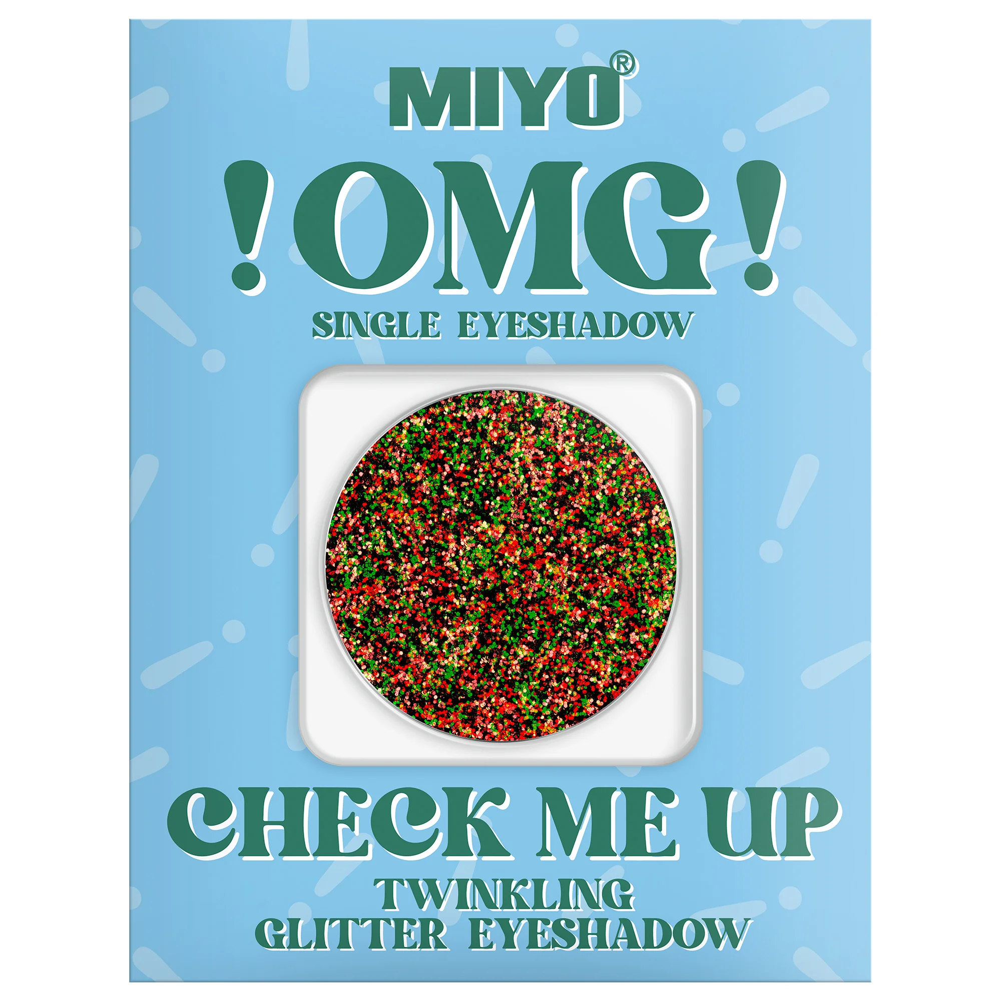 MIYO OMG! Check Me Up Twinkling Glitter Eyeshadow cień do powiek nr 20 Arlekin, 1,3 g