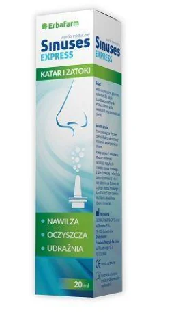 Erbafarm Sinuses Express spray do nosa, 20 ml