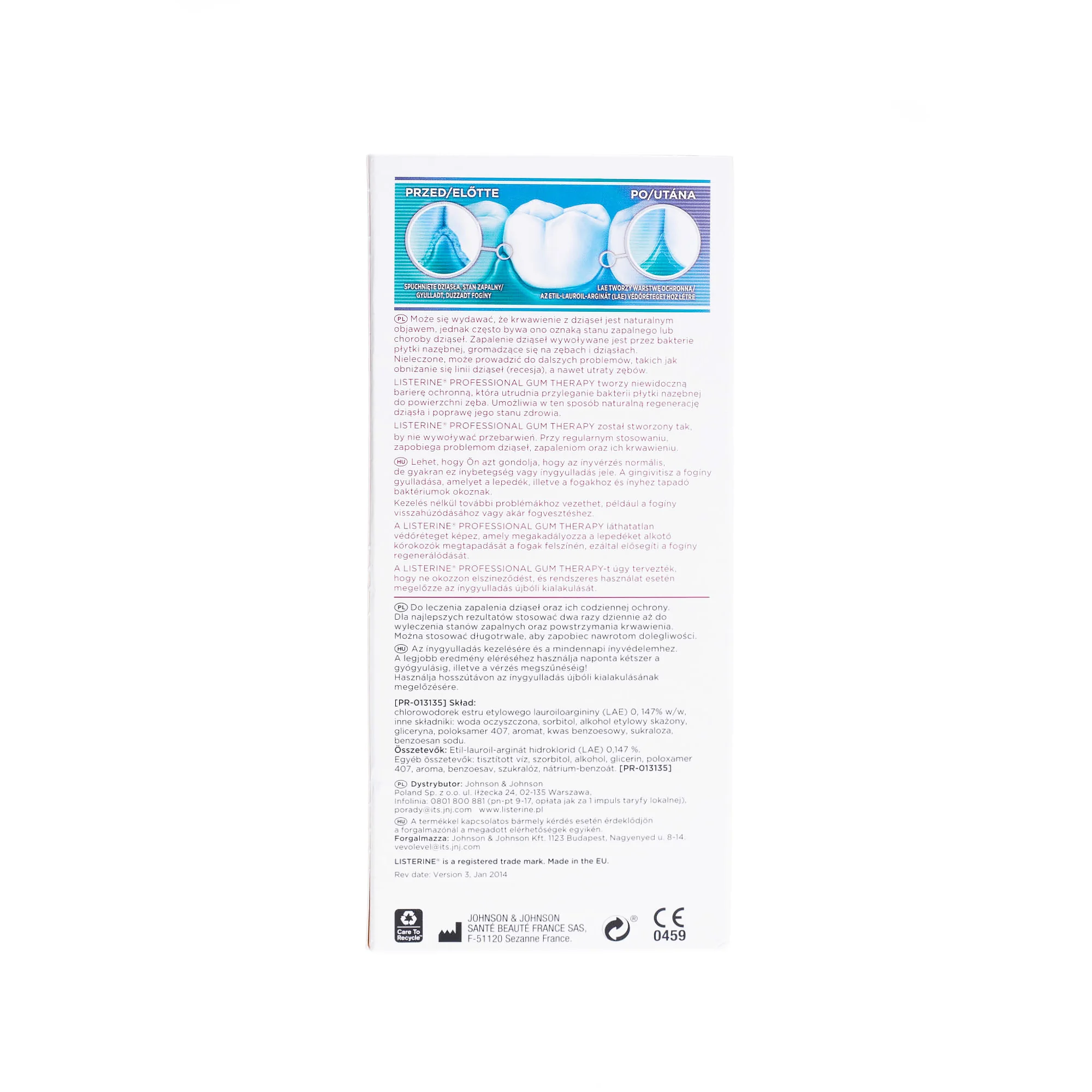 Listerine Professional Gum Therapy płyn do płukania jamy ustnej, 250 ml