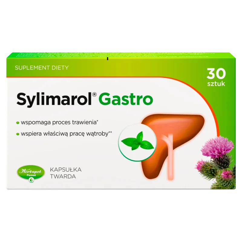 Sylimarol Gastro suplement diety, 30 kapsułek