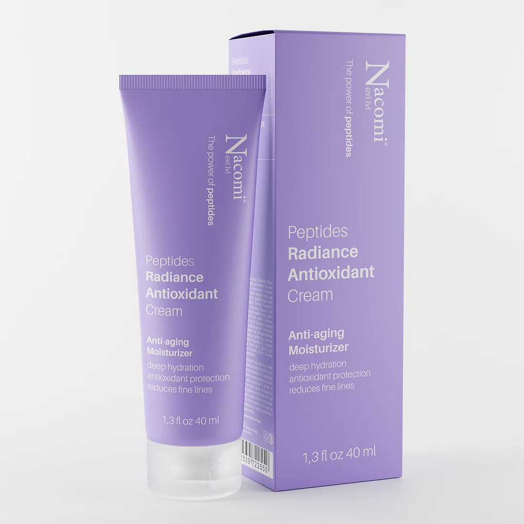 Nacomi Peptides Radiance Antioxidant krem antyoksydacyjny z peptydami, 40 ml