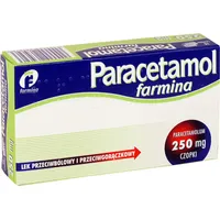 Paracetamol Farmina, 250 mg, 10 czopków