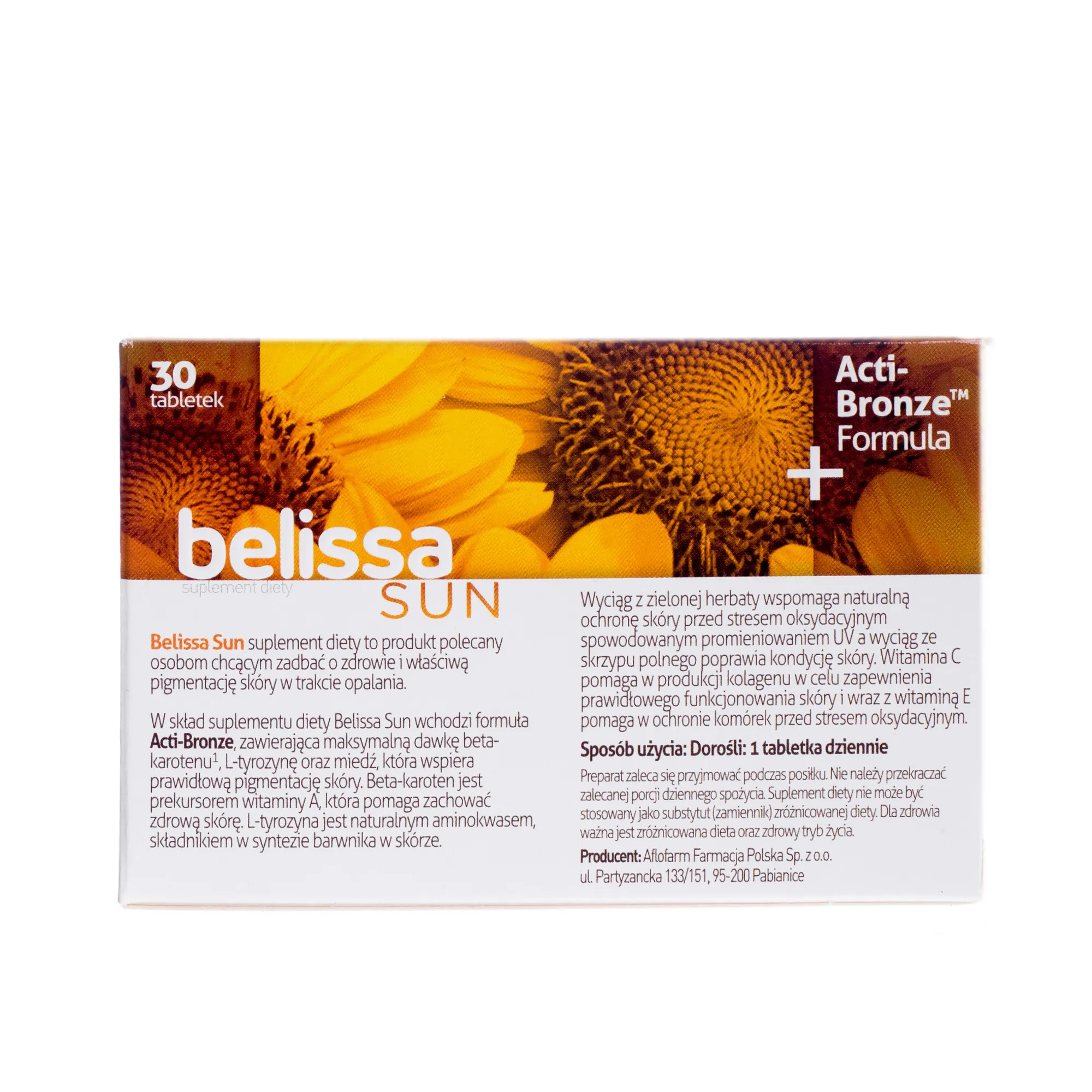 Belissa sun, suplement diety, 30 tabletek 