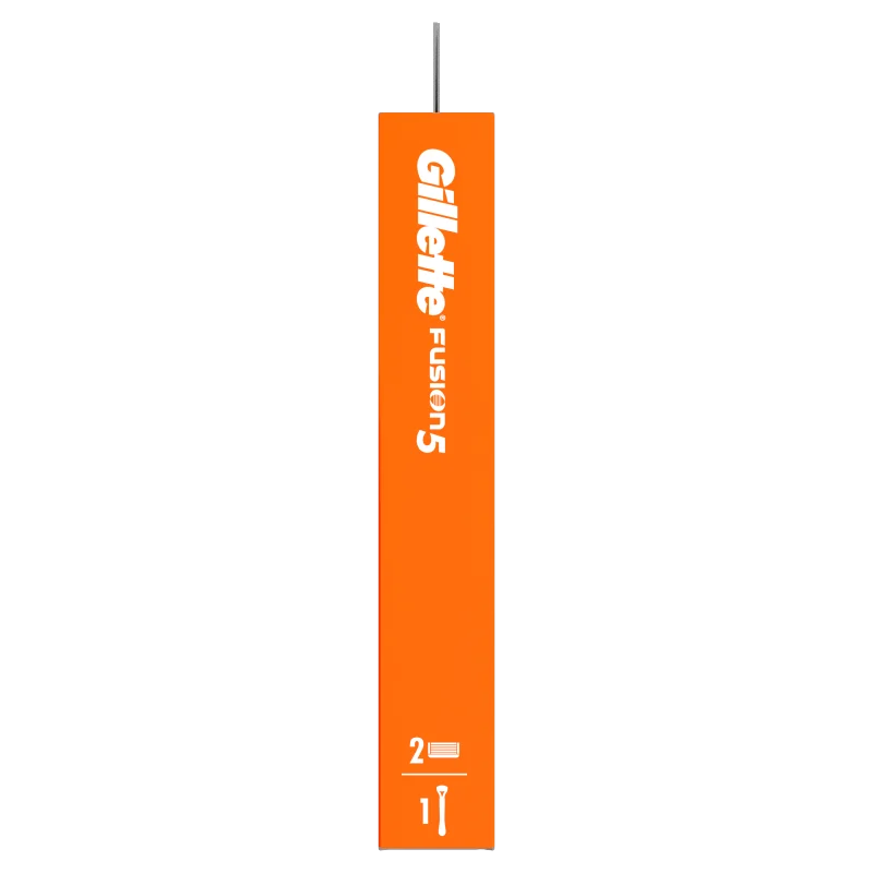 Gillette Fusion5 maszynka do golenia z 2 wymiennymi ostrzami dla mężczyzn, 1 szt.
