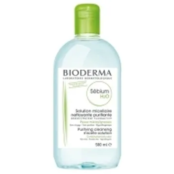 Bioderma Sebium H20, płyn micelarny do oczyszczania twarzy i zmywania makijażu, 500 ml 
