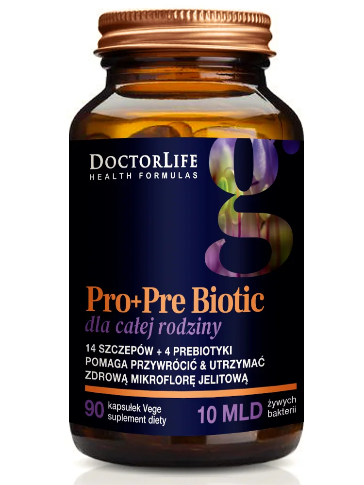 Doctor Life Pro+Pre Biotic dla całej rodziny 90 kapsułek
