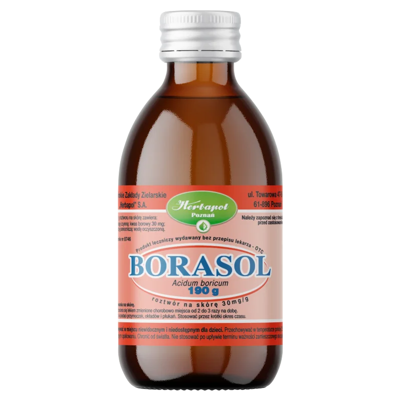 Borasol roztwór na skórę, 190 g