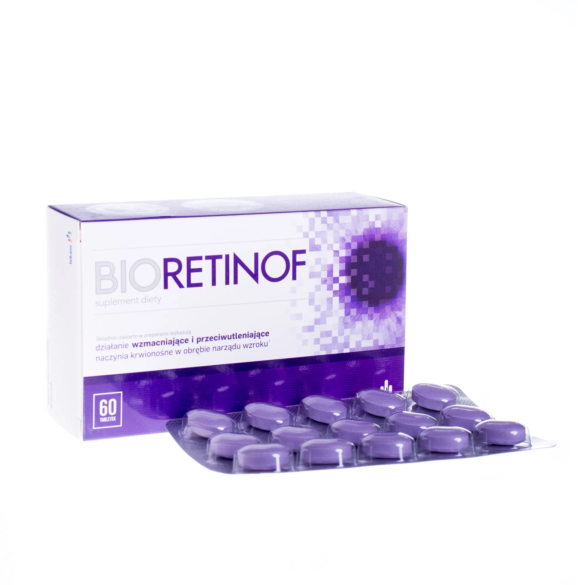Bioretinof, suplement diety, 60 tabletek