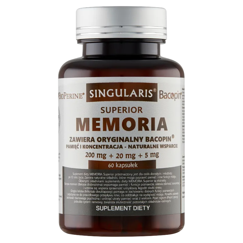 Singularis Superior Memoria, suplement diety, 60 kapsułek