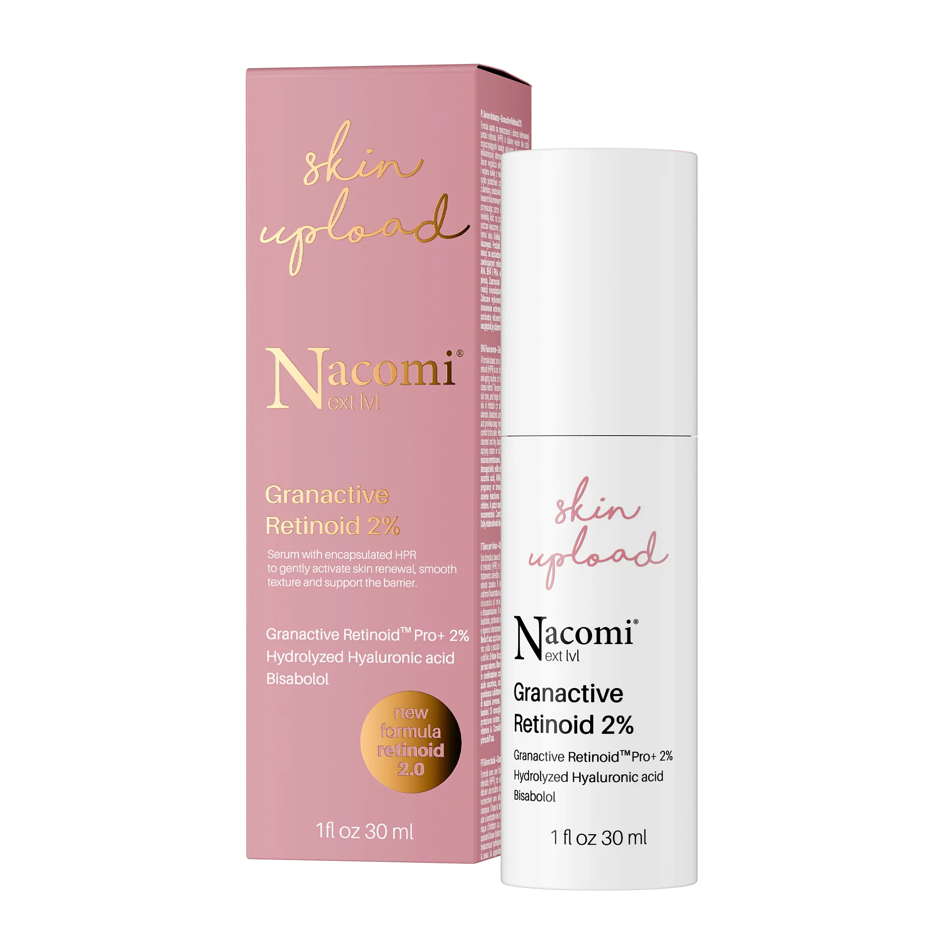 Nacomi Next Level Skin Upload serum do twarzy Granactive Retinoid Pro+ 2%, 30 ml