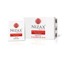 Nizax Activ, 0,02 g/g, 6 saszetek po 6 ml