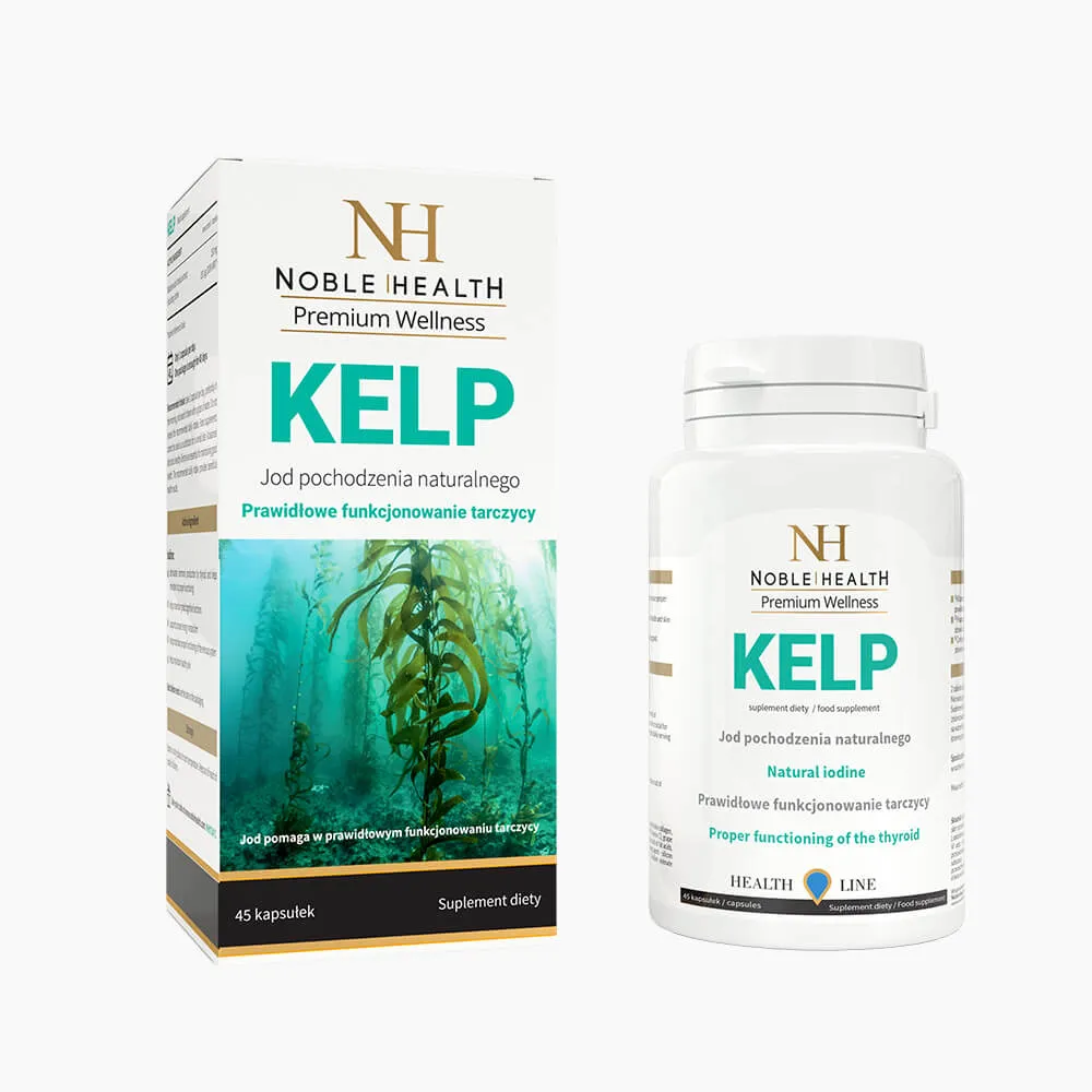 Noble Health Kelp,suplement diety, 45 kapsułek