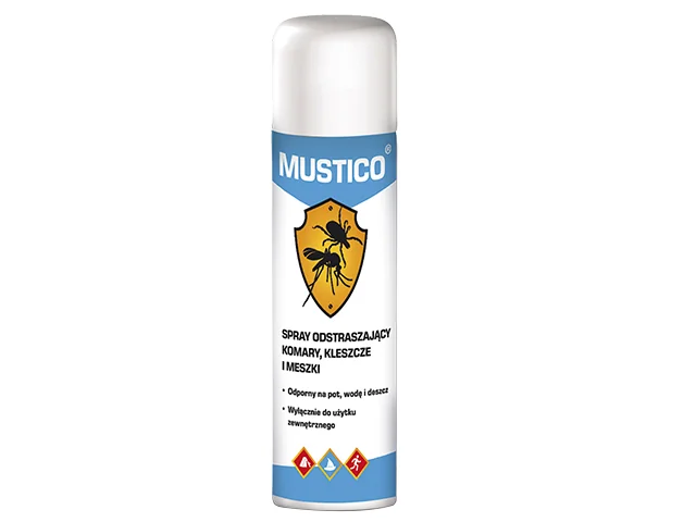 Mustico spray odstraszający komary, kleszcze i meszki, 100 ml