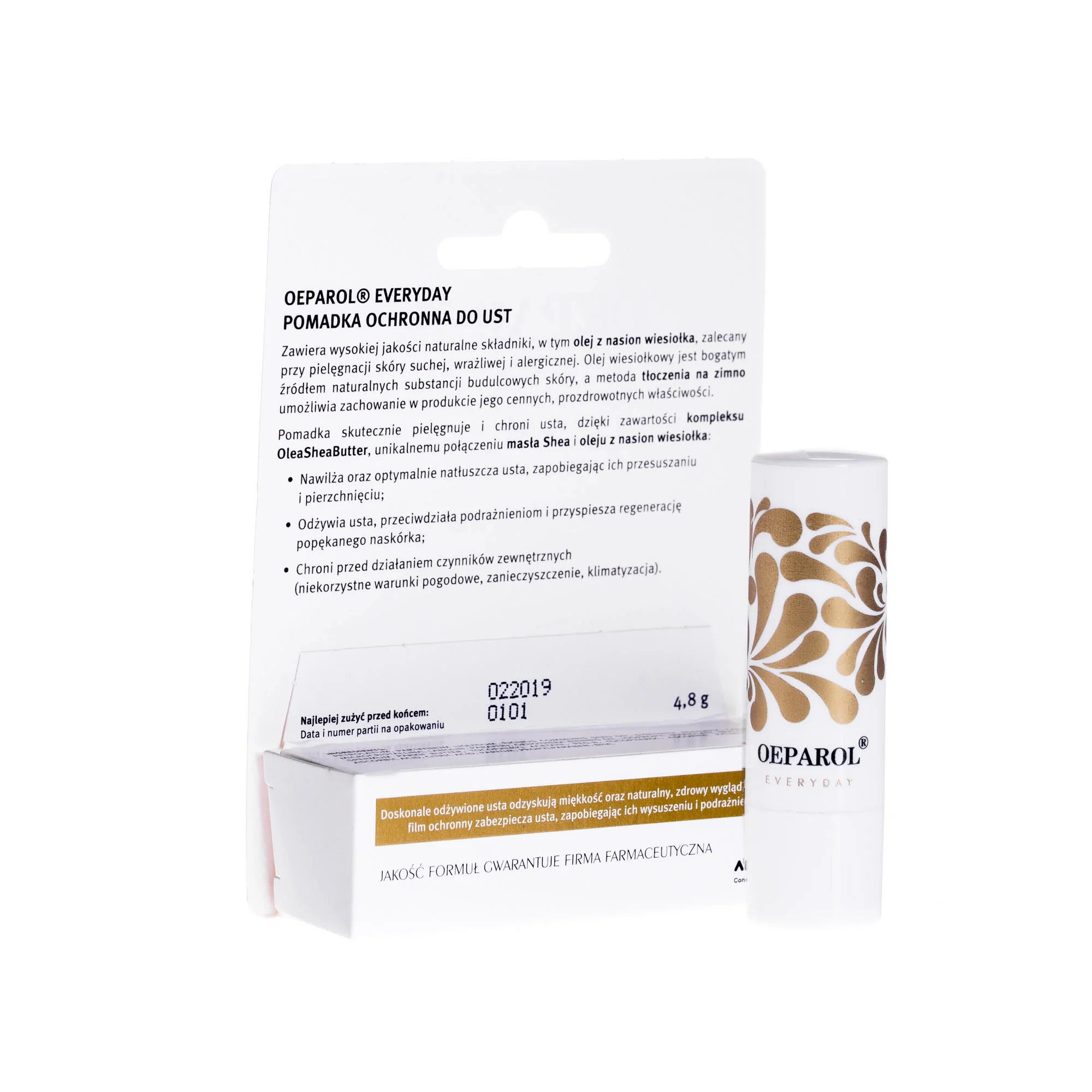Oeparol Everyday pomadka ochronna do ust, 4,8 g