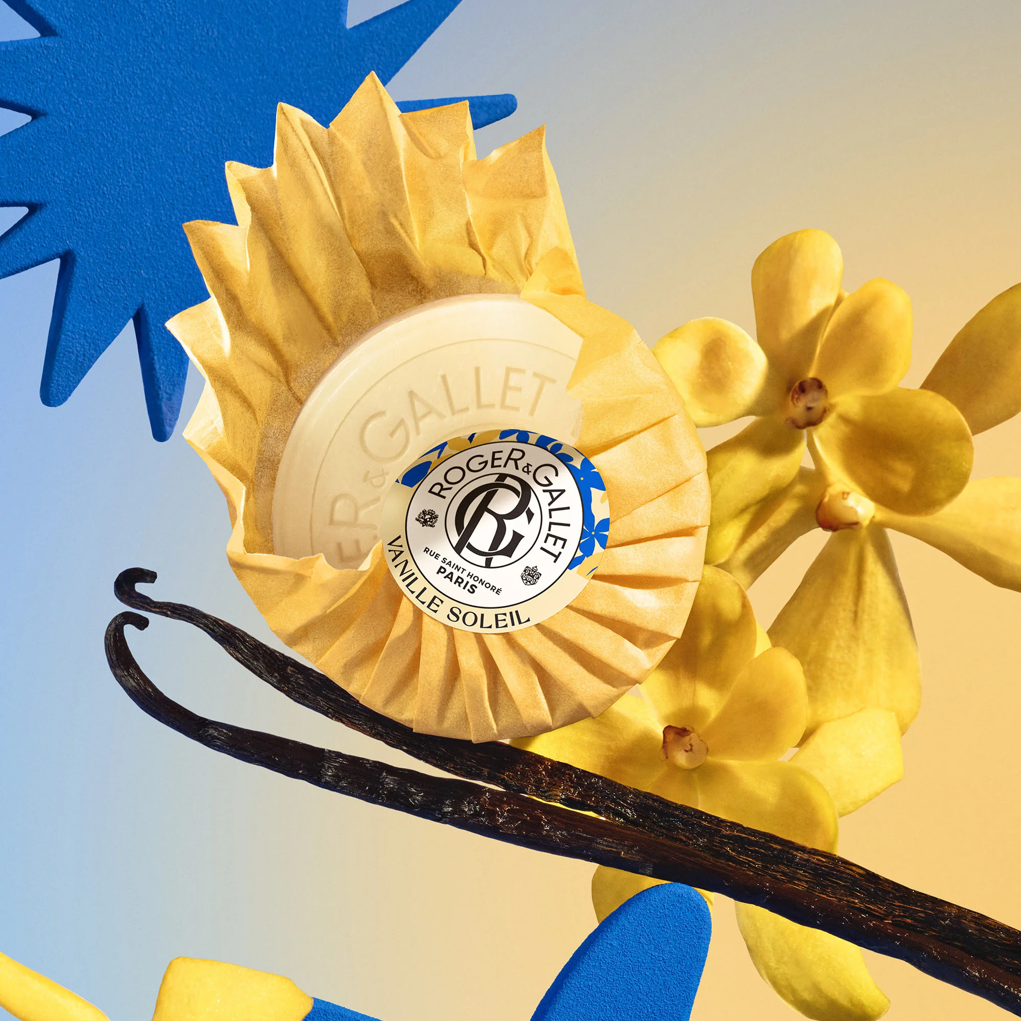Roger & Gallet Vanille Blue mydło, 100 g