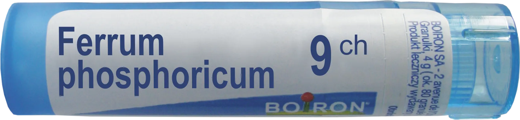 Boiron Ferrum phosphoricum 9 CH, granulki, 4 g