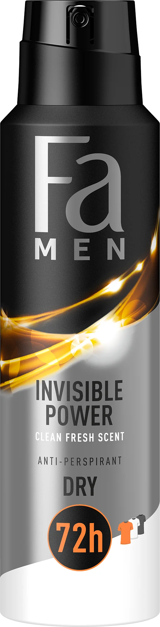 Fa Men Invisible Power dezodorant w sprayu, 150 ml