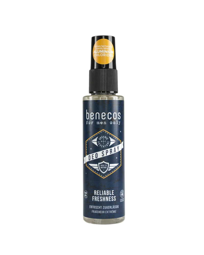 Benecos For Men Only naturalny odświeżający dezodorant w sprayu, 75 ml