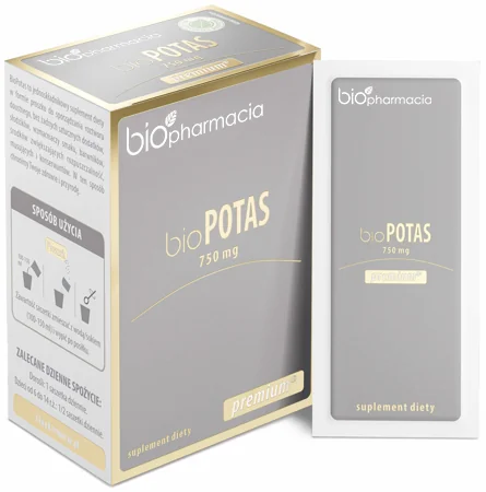 Biofarmacja bioPotas 750 mg 30 saszetek