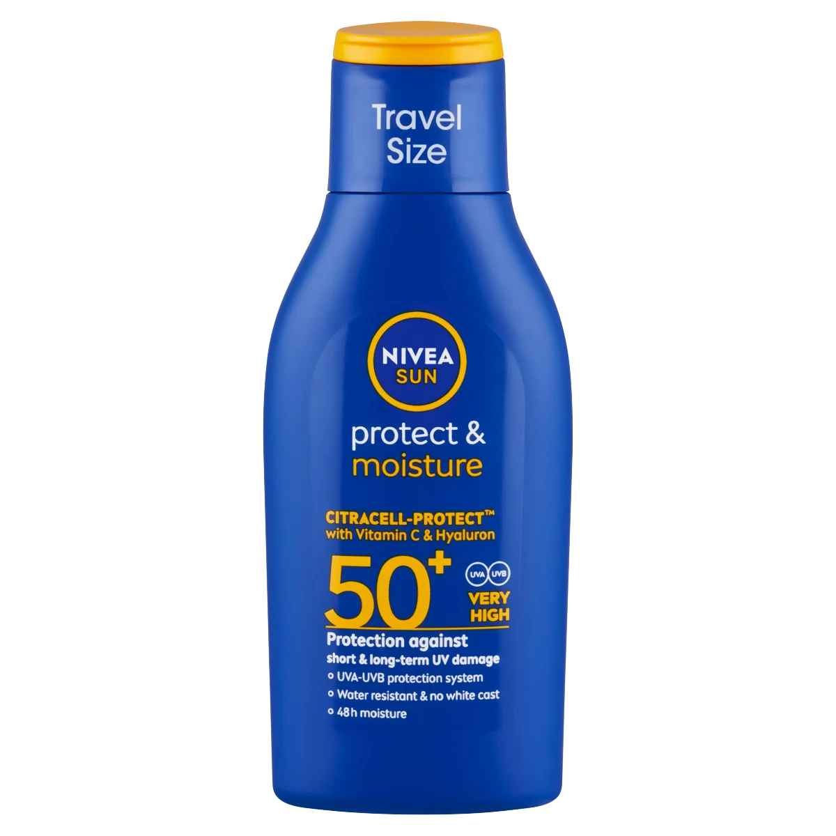 Nivea Sun Protect & Moisture podróżne mleczko do opalania SPF 50+, 100 ml