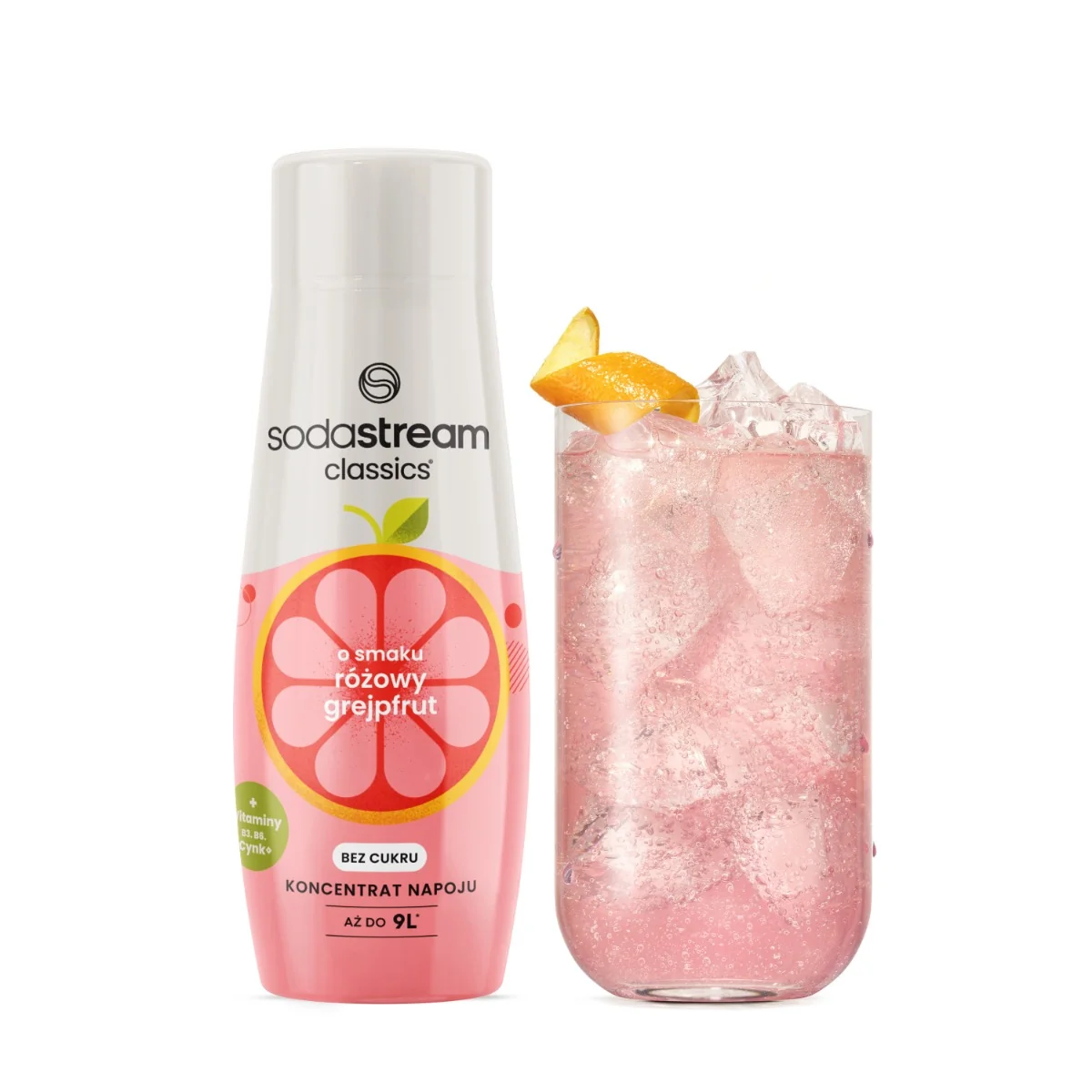 SodaStream syrop o smaku różowego grejpfruta bez cukru, 440 ml