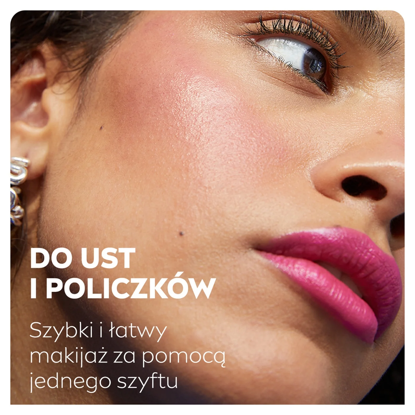 Nivea Caring Beauty 3w1 pomadka pielęgnująca Pink, 4,8 g