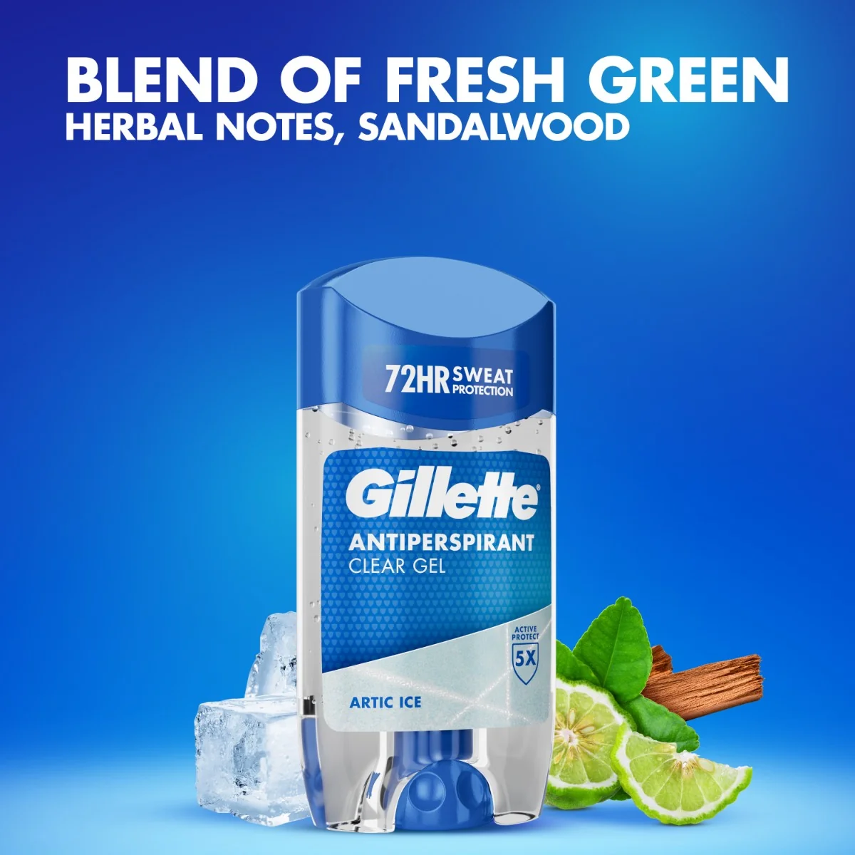 Gillette Arctic Ice antyperspirant w żelu, 70 ml