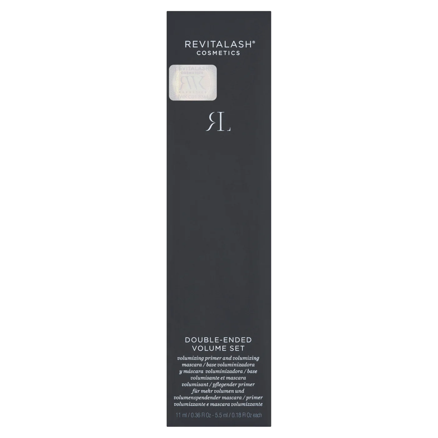 RevitaLash Double-ended Volume Set mascara i tusz do rzęs 2w1, 2 x 5,5 ml