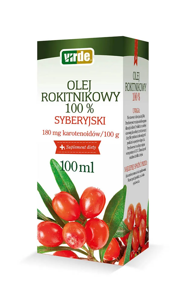 Virde olej rokitnikowy syberyjski 100%, 100 ml