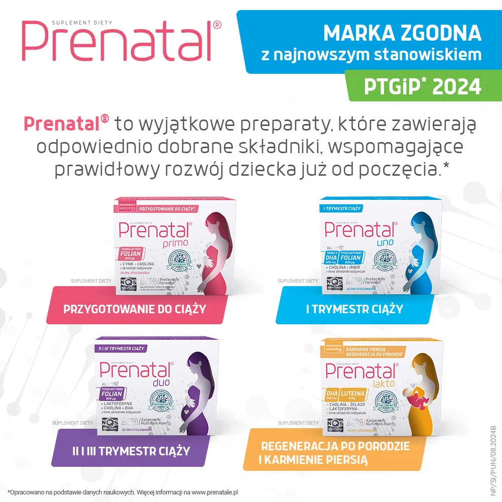 Prenatal ® Uno DHA 30 + 30 kapsułek